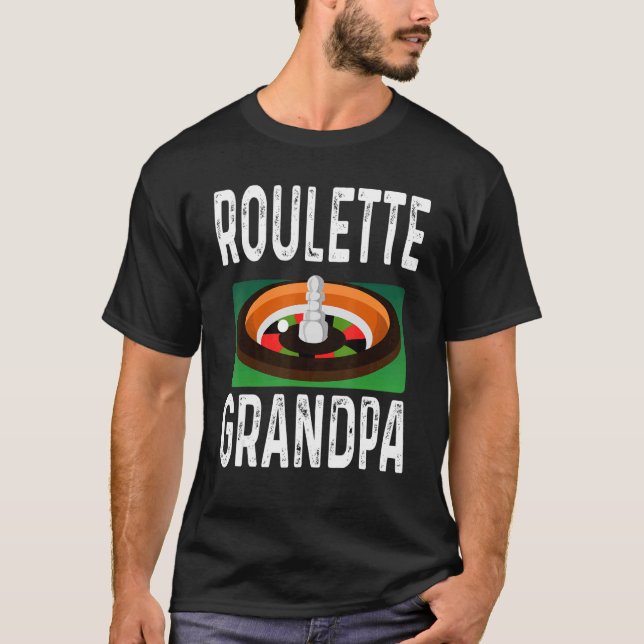 T-shirt Roulette Roulette Jeu Jeu Roulette Roulette Grand- (Devant)