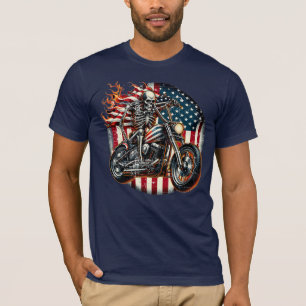 T-shirt Roulez gratuitement, brûlez une couche patriotique