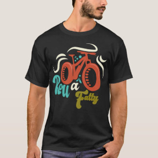 T-shirt Roulez Un Vélo Gros Graisse Fat Pneus Ebike Vélo D