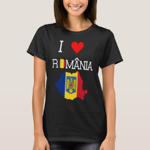 T-shirt Roumain J'aime la Roumanie