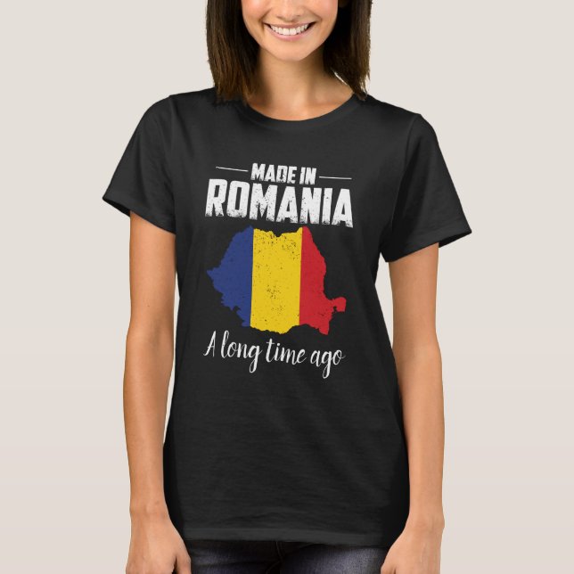 T-shirt Roumanie| Cadeau roumain par pays (Devant)