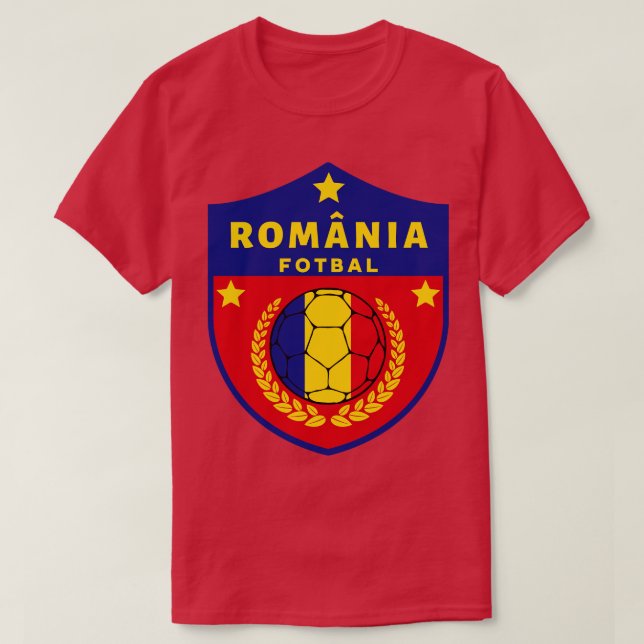 T-shirt Roumanie Fotbal (Design devant)