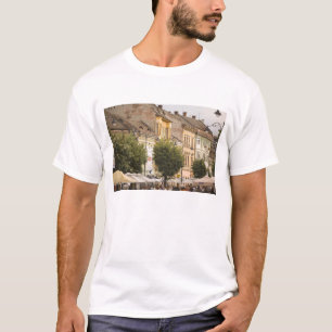 T-shirt Roumanie, Sibiu. Nouvelle Ville. RF)