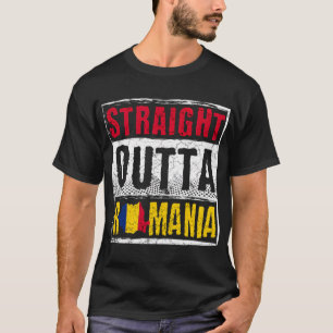 T-shirt Roumanie Straight Outta Roumanie