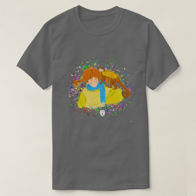 T-shirt rousse fille 23 (Design devant)