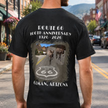 Route 66 - 100 ans Oatman Arizona Retour