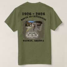 Route 66 Centennial Oatman, Arizona Retour