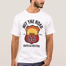T-shirt route 66 du texas