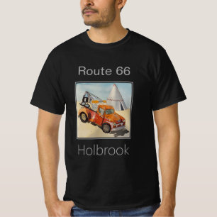 T-shirt Route 66, Wrecker & Teepee, Holbrook AZ