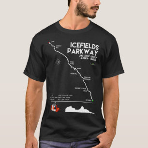 T-shirt Route 93 Parkway Canada Route Moto