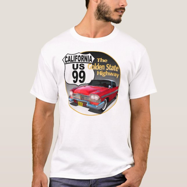 T-shirt Route 99 - L'État d'Or (Devant)