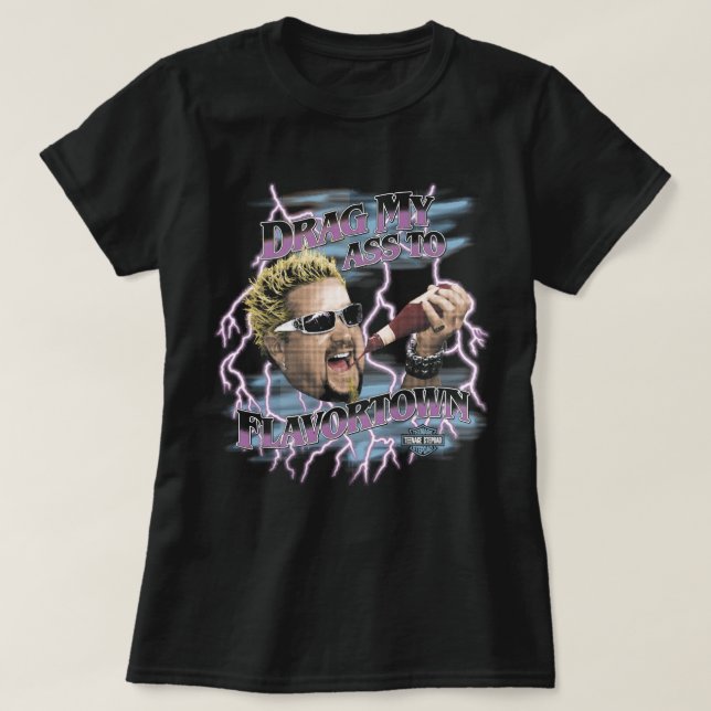 T-SHIRT ROUTE À FLAVORTOWN (Design devant)