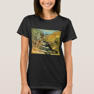 T-shirt Route à Saint-Rémy avec personnage de Vincent van 