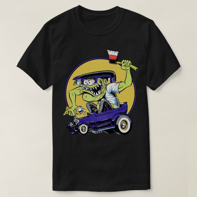 T-SHIRT ROUTE CHAUDE PERSONNALISÉE (Design devant)