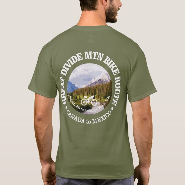 T-shirt Route cyclable Great Divide Mtn (vélo c) (Dos)