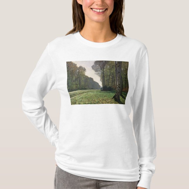 T-shirt Route de Claude Monet | à Bas-Breau, Fontainebleau (Devant)