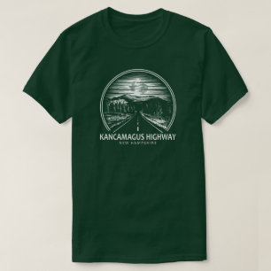 T-shirt Route de Kancamagus Forêt du New Hampshire