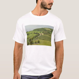 T-shirt Route de Pienza à Montepulciano,