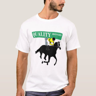 T-shirt Route de qualité - plaque de rue