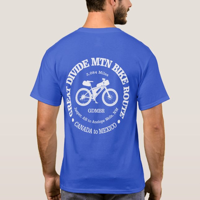 T-shirt Route des VTT Great Divide (Dos)