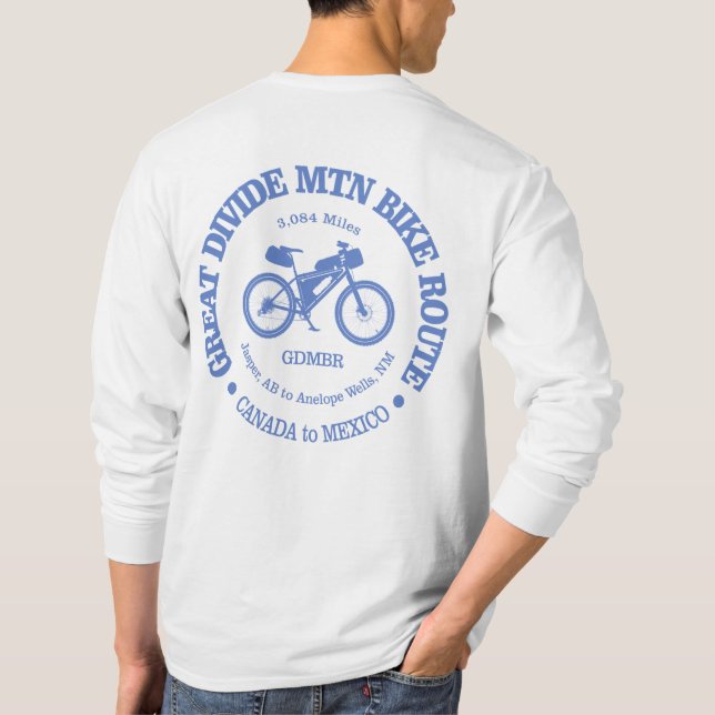 T-shirt Route des VTT Great Divide (Dos)