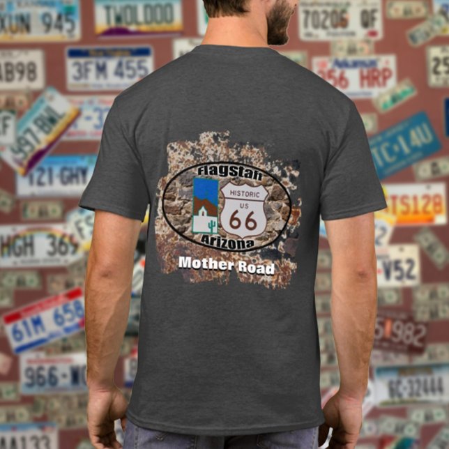 T-shirt Route historique 66 ~ Flagstaff, Arizona (Créateur téléchargé)