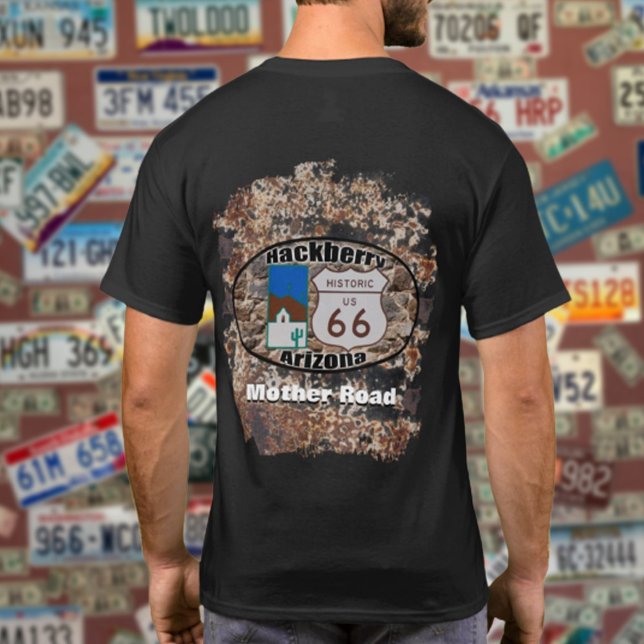 T-shirt Route historique 66 ~ Hackberry, Arizona (Créateur téléchargé)