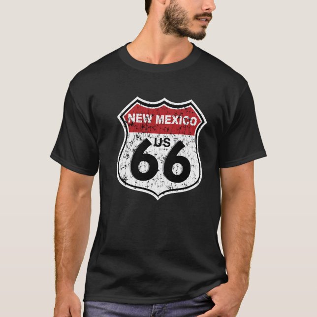 T-shirt Route historique du Nouveau Mexique de (Devant)