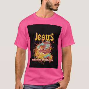 T-shirt Route Jésus Vers Le Ciel