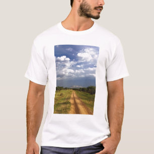 T-shirt Route primitive de terre à travers le nord