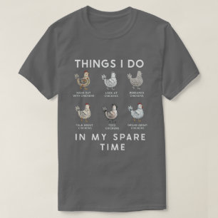 T-shirt Routine quotidienne humoristique de l'amoureux des