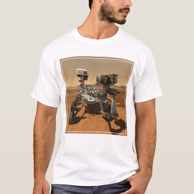 T-shirt Rover De La Persévérance Qui Fonctionne Sur La Sur (Devant)