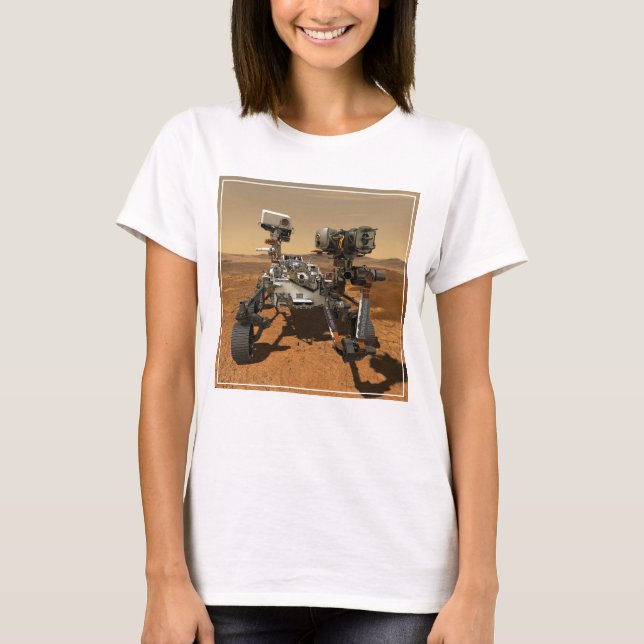T-shirt Rover De La Persévérance Qui Fonctionne Sur La Sur (Devant)