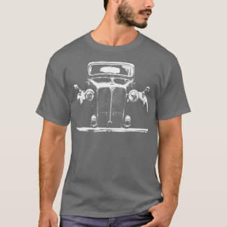 T-shirt Rover P3 1940s classique monobloc blanc