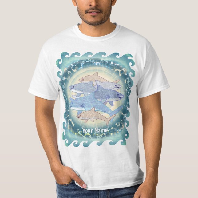 T-shirt Roving Blue Sharks (Devant)