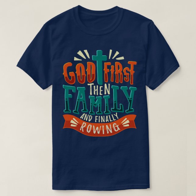 T-shirt Rowing Sport Rower Cadeau (Design devant)