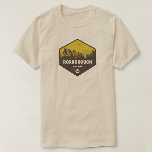 T-shirt Roxborough State Park Colorado (Design devant)