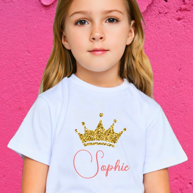 T-Shirt Royal célébration princesse rose (Créateur téléchargé)