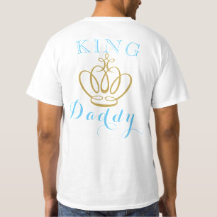 T-shirt royal de baby shower de prince KING PAPA