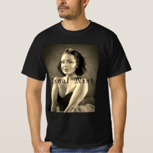 T-shirt royal mental Dandiena chemise avec citation arrièr