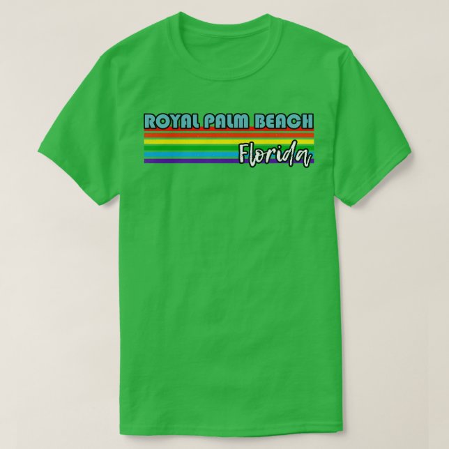 T-shirt Royal Palm Beach Florida Pride Royal Palm Beach L (Design devant)
