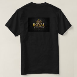 T-shirt **Royal Streetwear — Conçu pour les Rois & Reines.