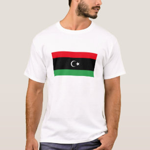 T-shirt Royaume du drapeau de la Libye (1951-1969)