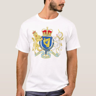 T-shirt Royaume du manteau de l'Irlande du tee - shirt de