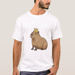 T-shirt Royauté du Capybara : Le Roi de la Détente.