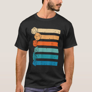 T-shirt Rpg Gamer Retro Rôle Jeu Jeu Hommes Garçons