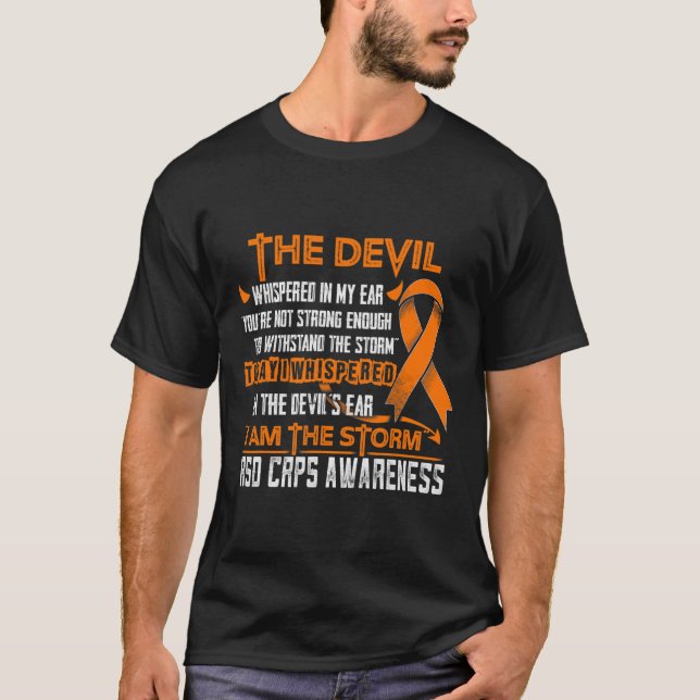 T-shirt Rsd Crps Conscience Je Suis Le Diable De La Tempêt (Devant)