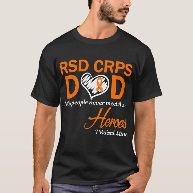 T-shirt RSD CRPS Papa J'ai levé la mienne (Devant)