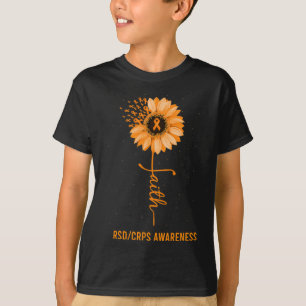 T-shirt RSD CRPS Sensibilisation Foi Fleur de marguerite R