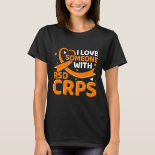 T-shirt RSDCRPS Complexe de ruban orange Syndro de la doul